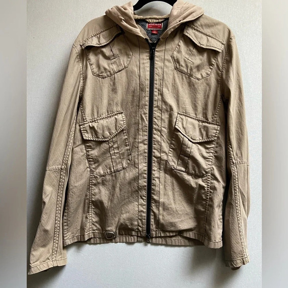 Tommy Hilfiger hooded zip up jacket sz M - Picture 1 of 8